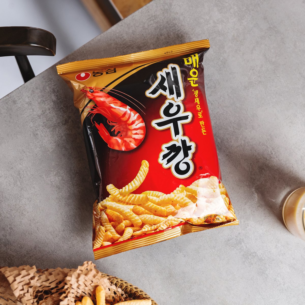 Crispy Shrimp Flavored Cracker Hot &amp; Spicy – Pointe Market by Peninsula